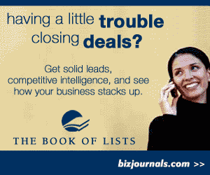 Get solid leads, competitive intelligence from the Book of Lists.