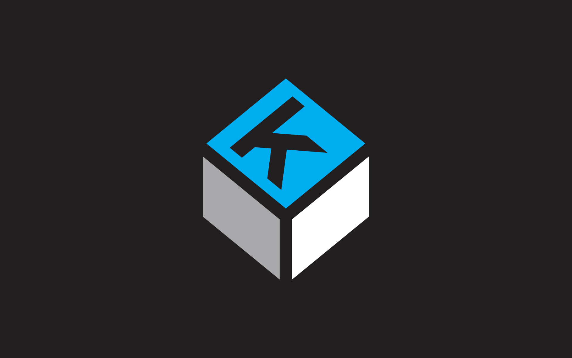 Kinetic Cube Logo on black